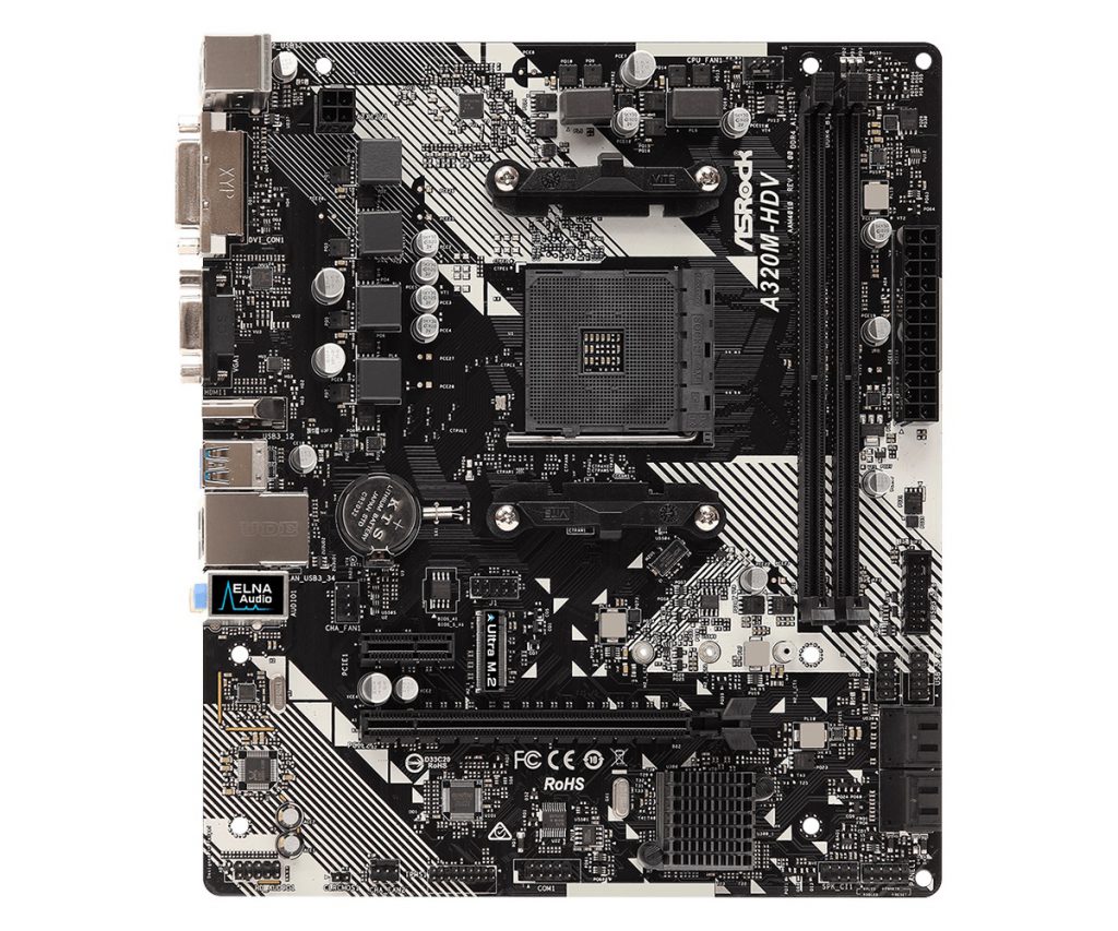 Asrock a320m hdv установка windows 10